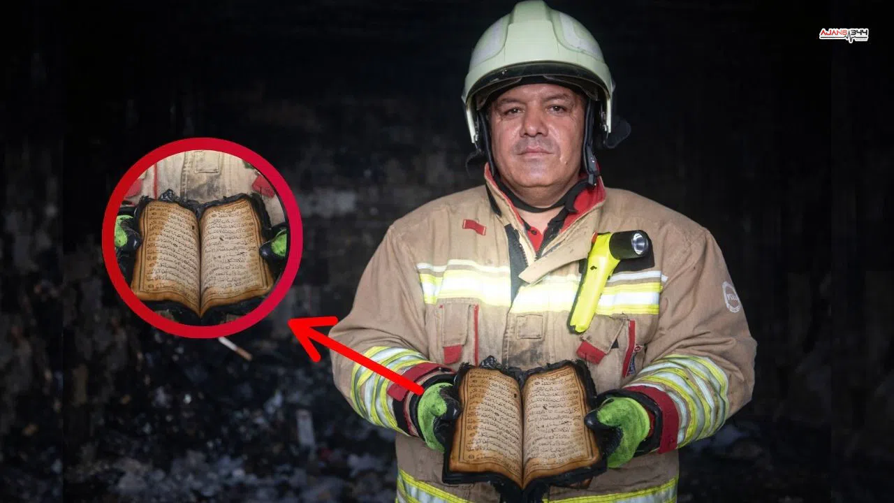 Kahramanmaraş'ta Küle Dönen Evden Geriye Kalan Tek Şey Kuran Oldu