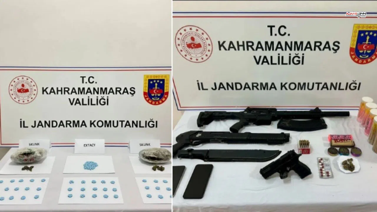 Kahramanmaraş’ta Örgütlü Yasaklı Madde Operasyonu: 3 Tutuklama