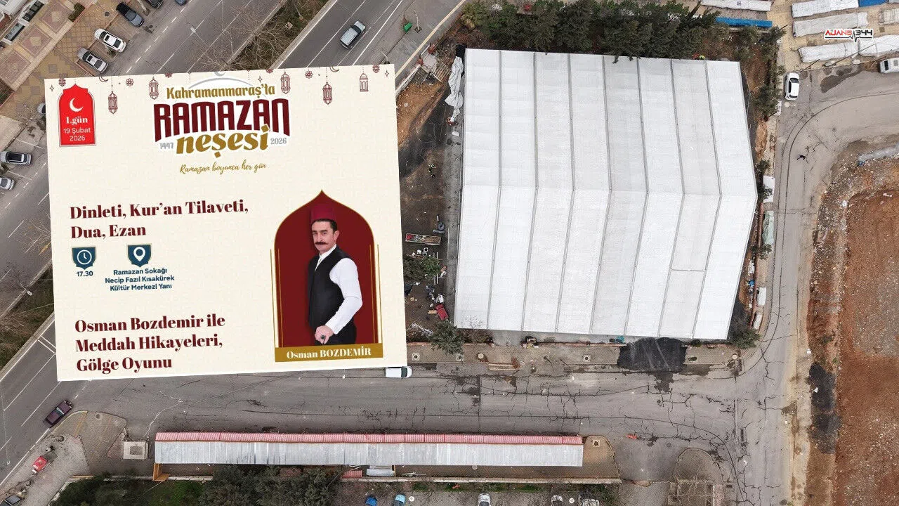 Kahramanmaraş’ta Ramazan etkinlikleri başladı: Meddah ve gölge oyunu!