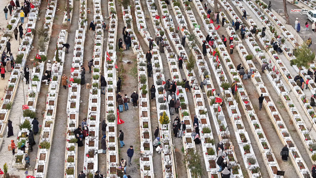 Asrın felaketinin üçüncü yılında: Deprem şehitliğinde vefa nöbeti