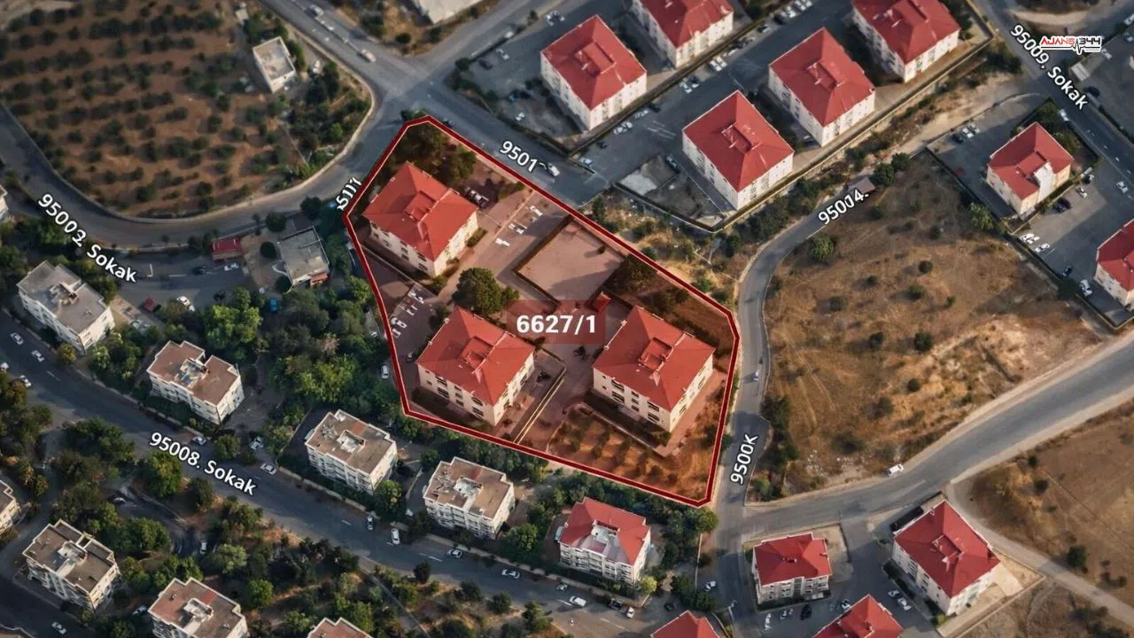 Onikişubat’ta 1/2 Hisseli Daire İcrada