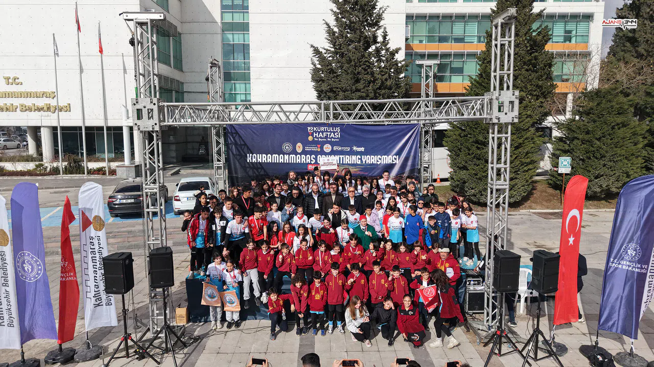 14 şehirden 715 sporcu Kahramanmaraş’ta oryantiring yarıştı