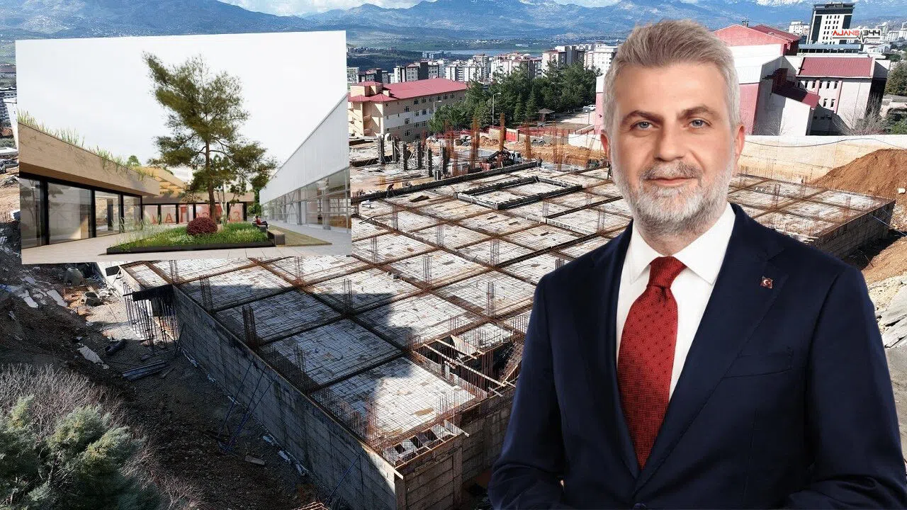 Kahramanmaraş’ta dev gençlik merkezi hızla yükseliyor