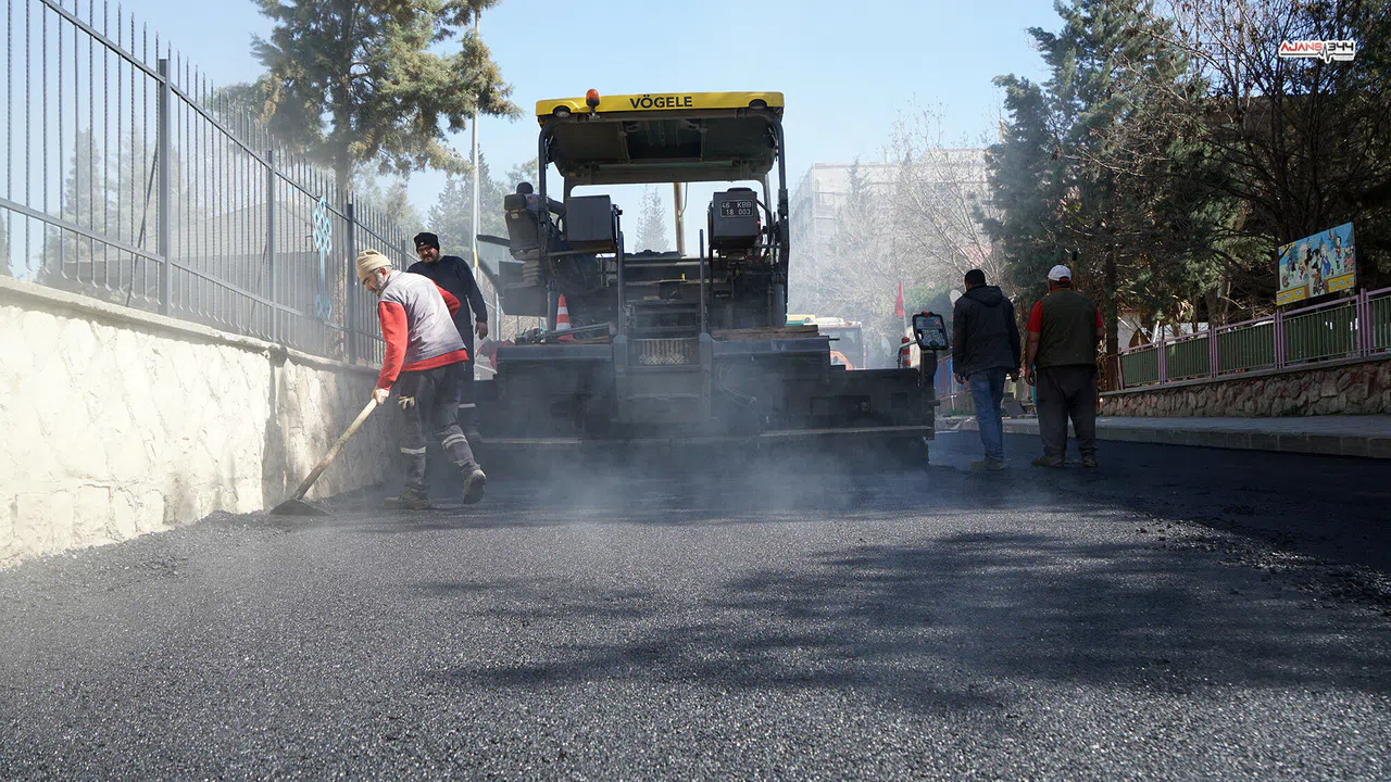 Dulkadiroğlu Yenişehir’de asfalt çalışmaları başladı