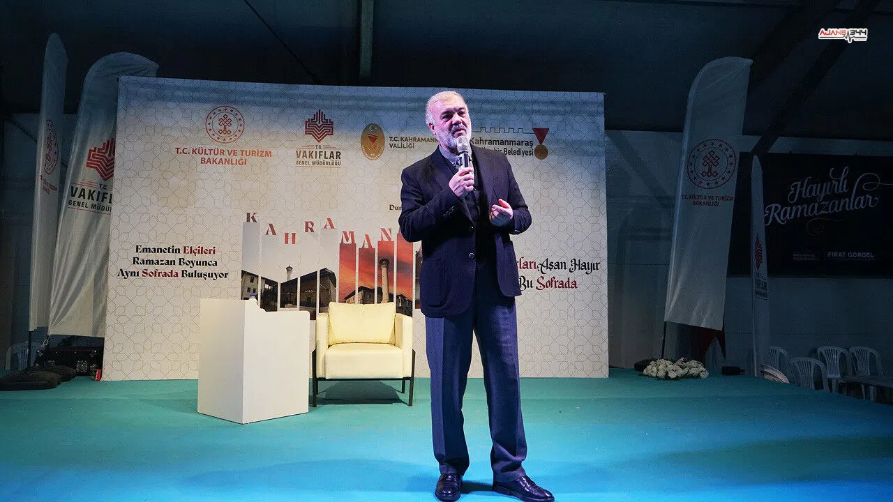 Kahramanmaraş’ta Ramazan söyleşisi: Mehmet Emin Ay’dan maneviyat vurgusu
