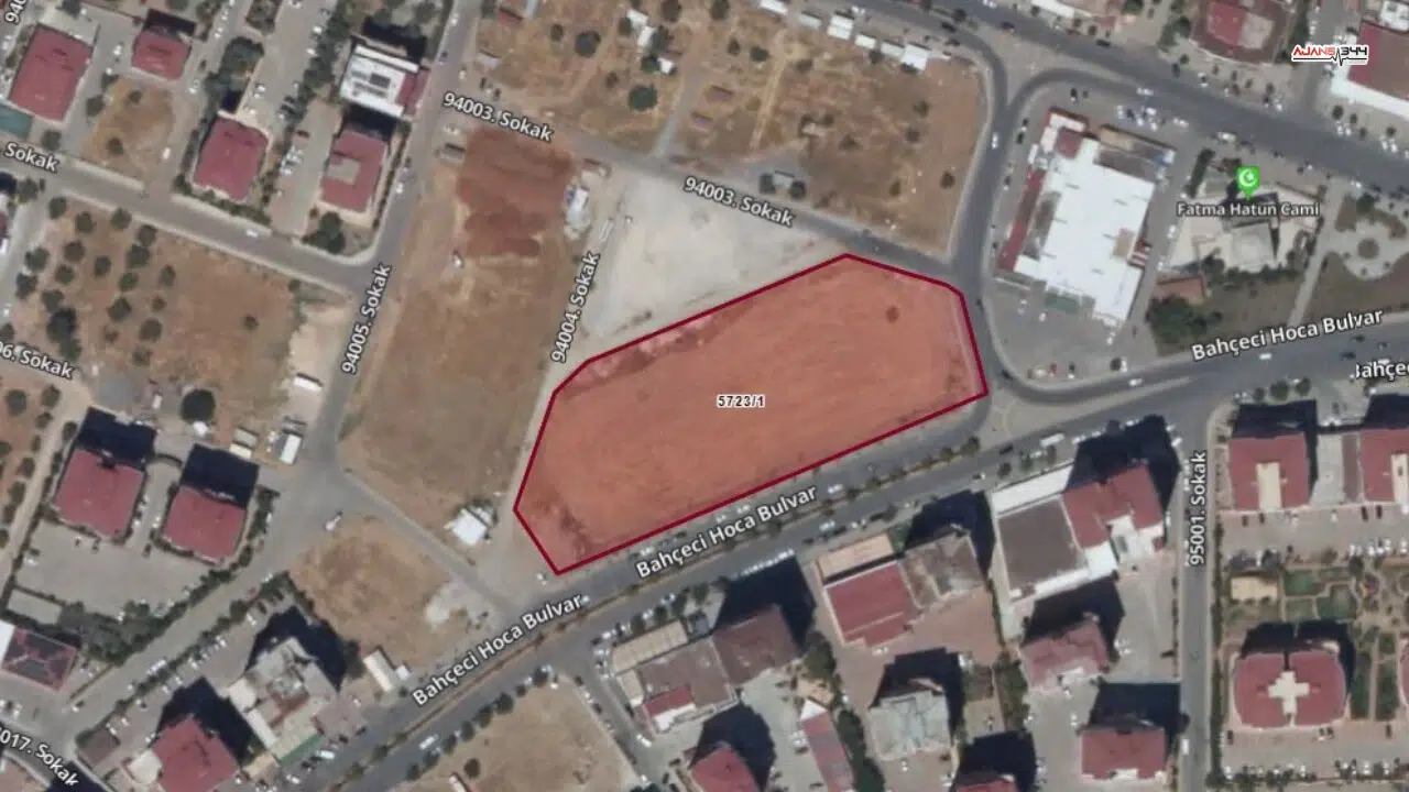 Onikişubat’ta 8 Bin 902 Metrekare Arsa İcradan Satışta