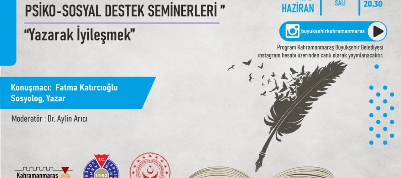 Büyükşehir’den Afet Sonrası ‘Yazarak İyileşmek’ Semineri