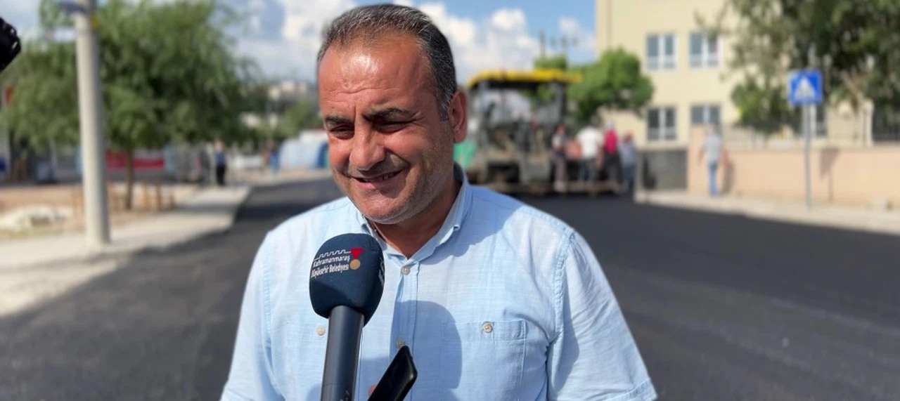 Büyükşehir Erkenez’in Ana Caddesini Asfaltlıyor