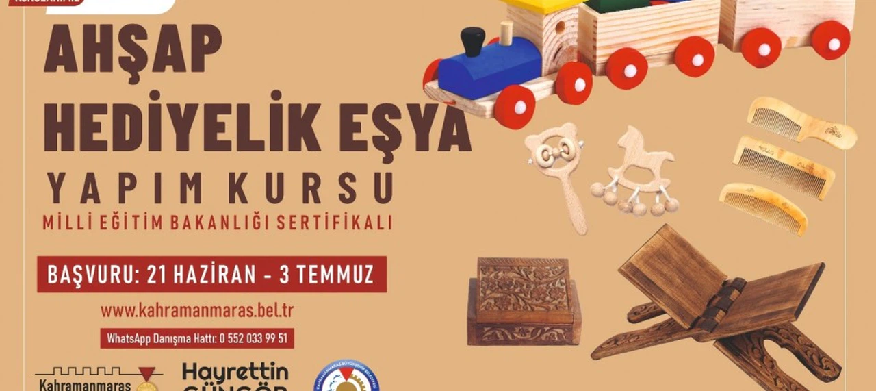 Büyükşehir’in Ahşap Hediyelik Eşya Yapım Kursu’nda Yeni Dönem Kayıtları Başladı!