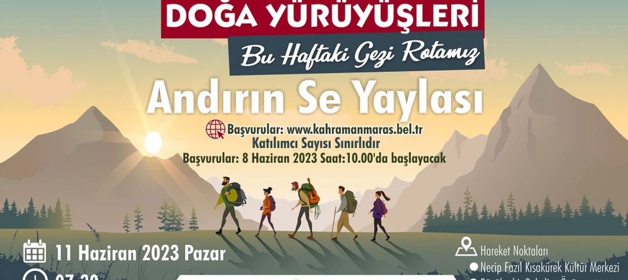 Doğa Yürüyüşleri’nin Bu Haftaki Rotası Andırın Se Yaylası