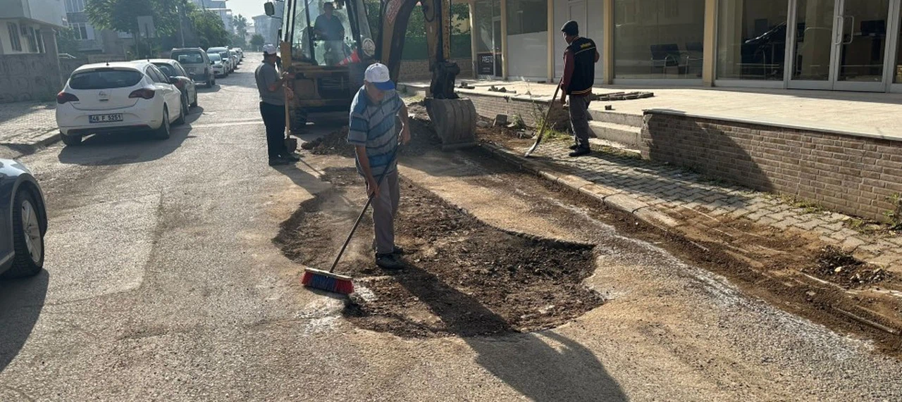 Dulkadiroğlu’ndan Egemenlik Mahallesinde Asfalt Çalışması 