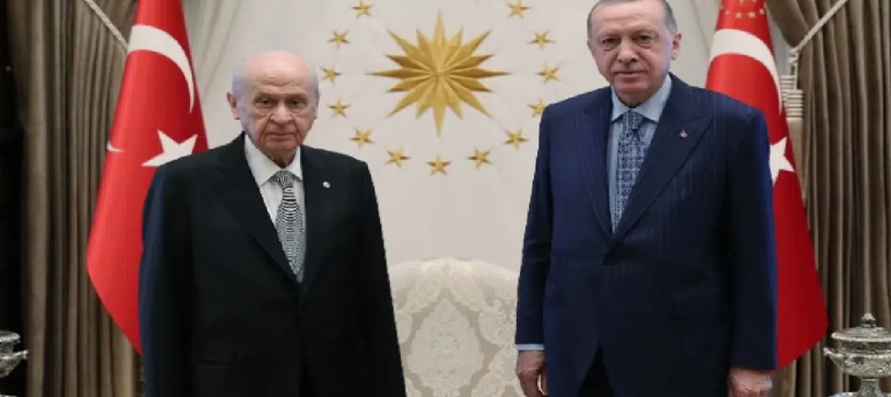 Erdoğan Bahçeli ile bir araya geldi