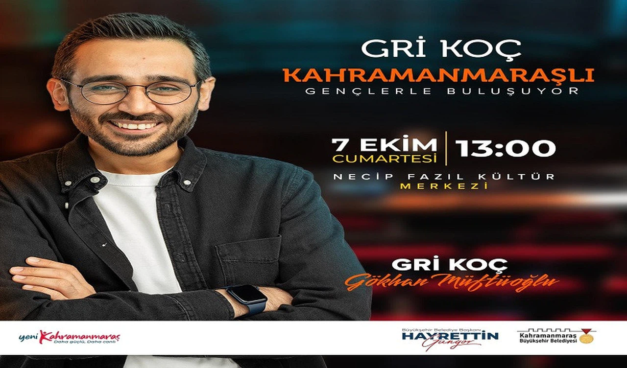 Gri Koç Gökhan Müftüoğlu, Kahramanmaraşlı Gençlerle Buluşuyor