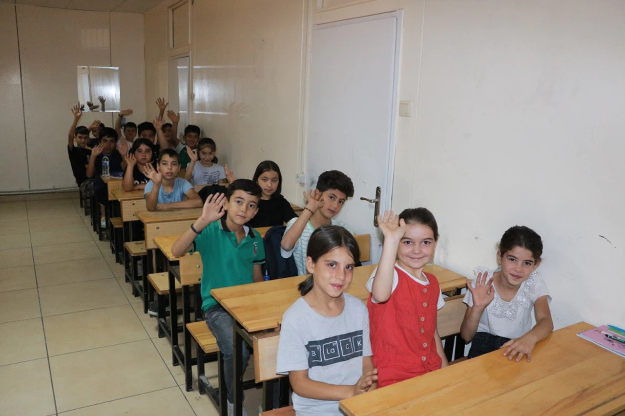 Kahramanmaraş Karacasu Konteyner Kentte yeni eğitim-öğretim yılı başladı