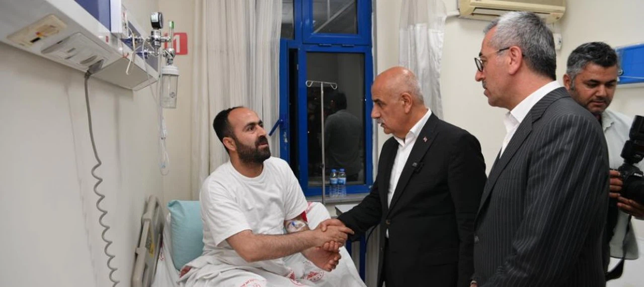 Kirişci ve Güngör’den Geçmiş Olsun Ziyareti