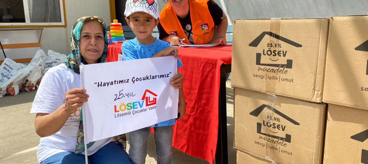 Lösev Kahramanmaraş’taki Depremzede Kanser Hastalarını Unutmadı