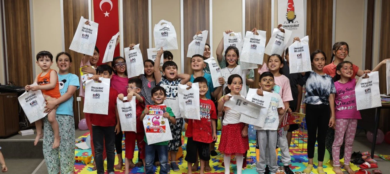 Onikişubat Belediyesi’nden çocuklara moral etkinliği   