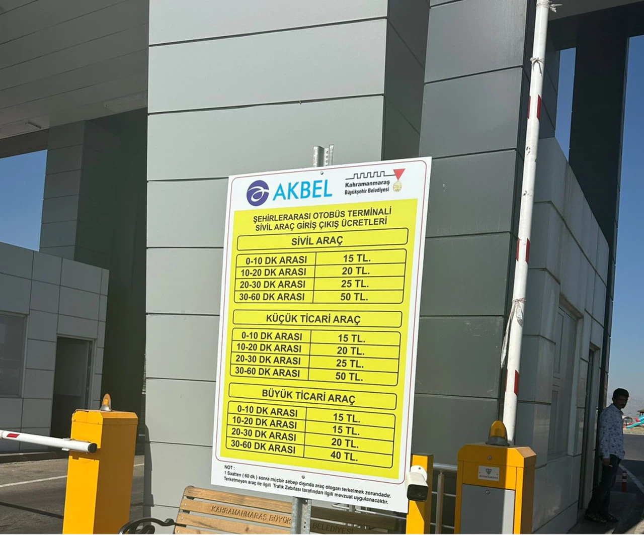 Otogar ücretine vatandaş tepkili