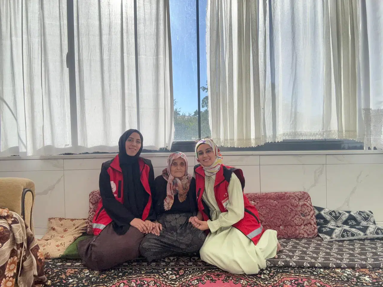 Kahramanmaraş'ta duygulandıran bayram ziyareti