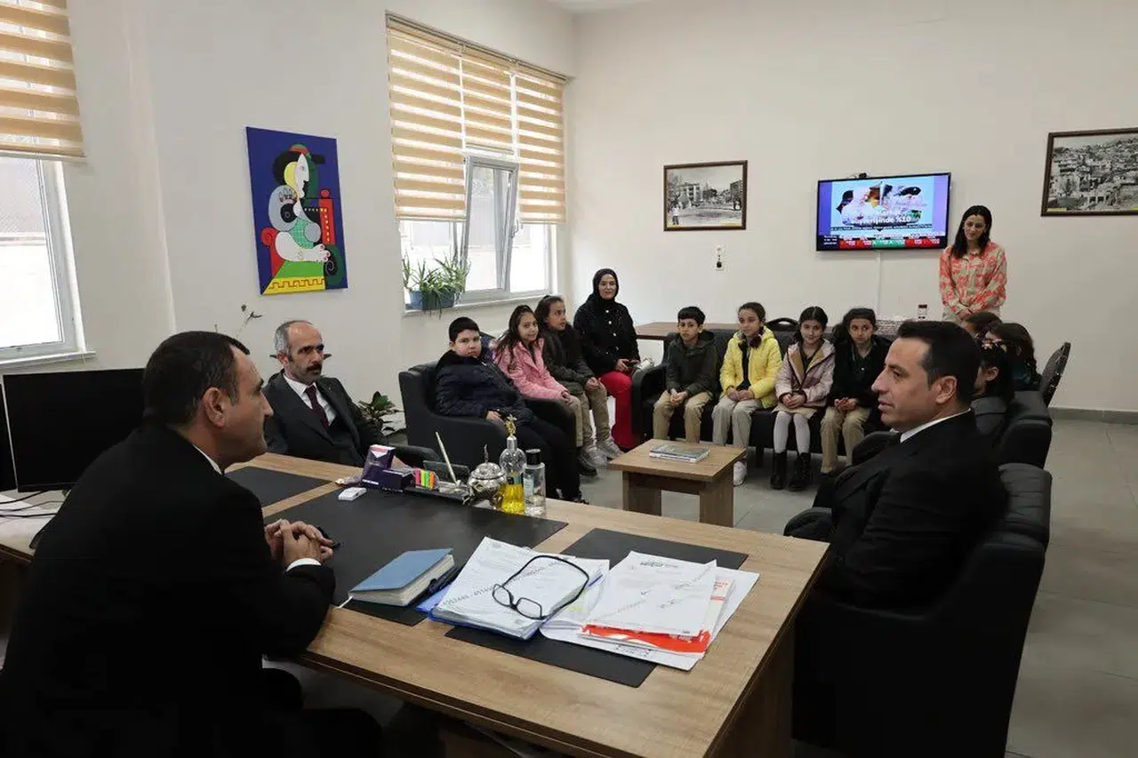 Minik Öğrencilerden Kahramanmaraş İl Milli Eğitim’e Bayram Ziyareti