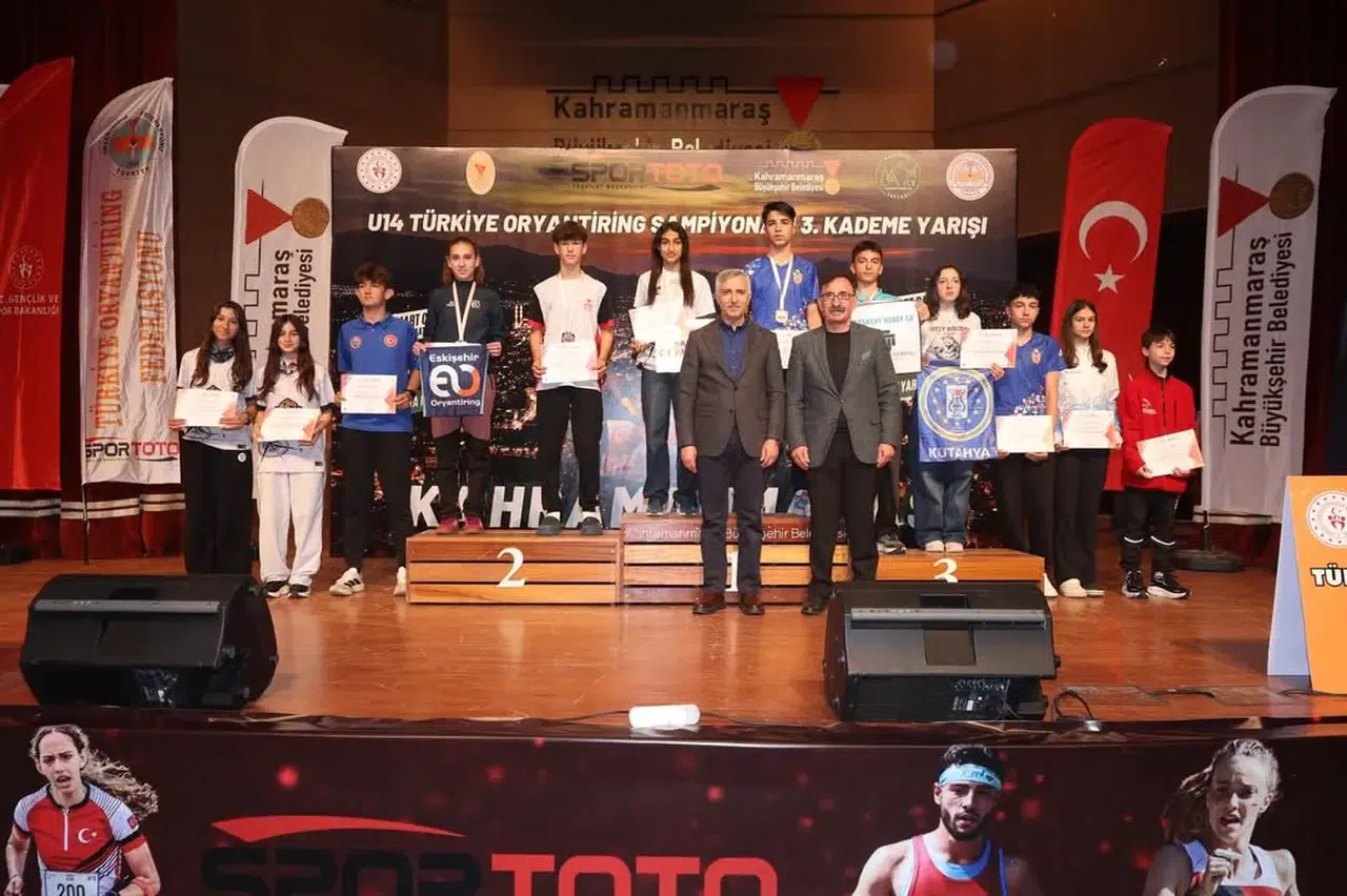 Kahramanmaraş’ta Oryantiring Şampiyonası Coşkuyla Tamamlandı
