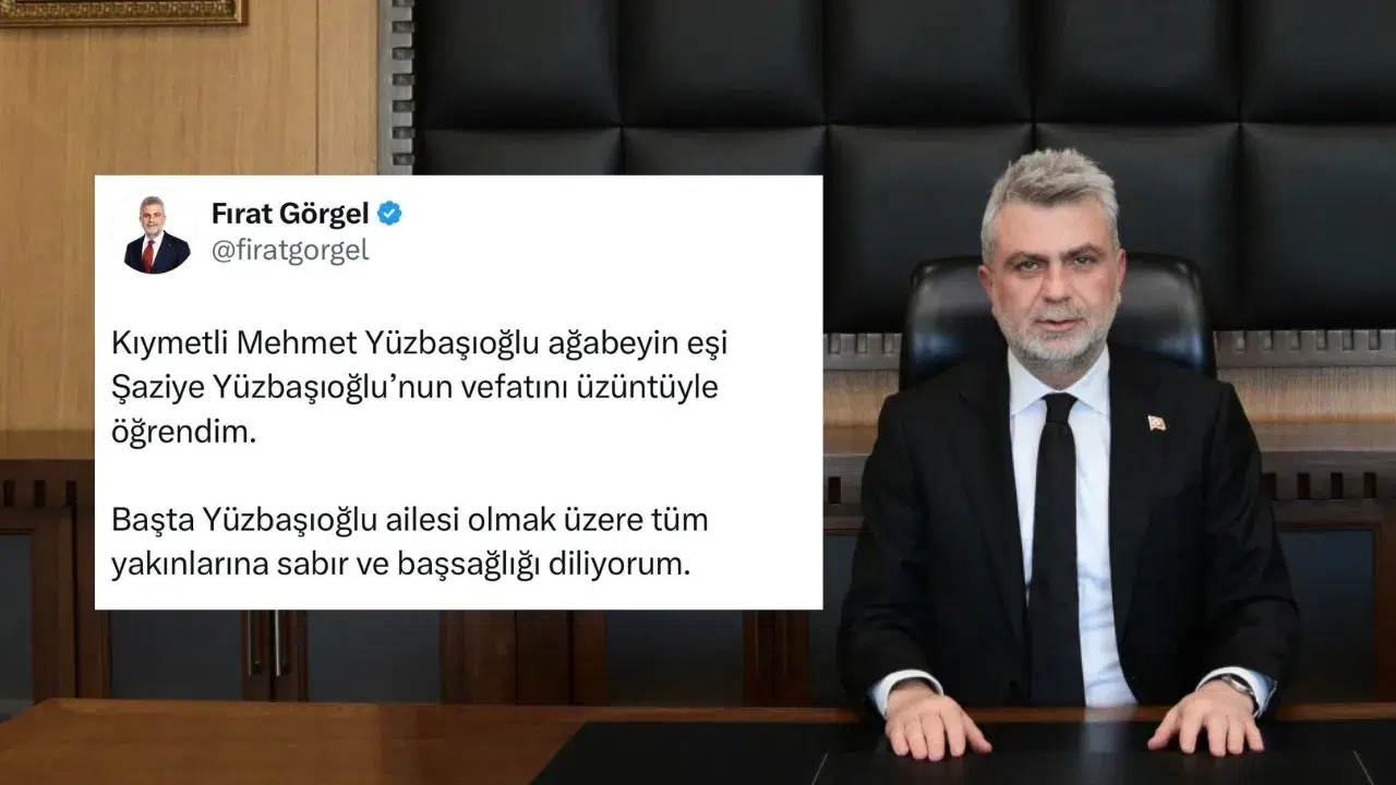 Başkan Görgel, Yüzbaşıoğlu Ailesine Taziye Mesajı Yayınladı
