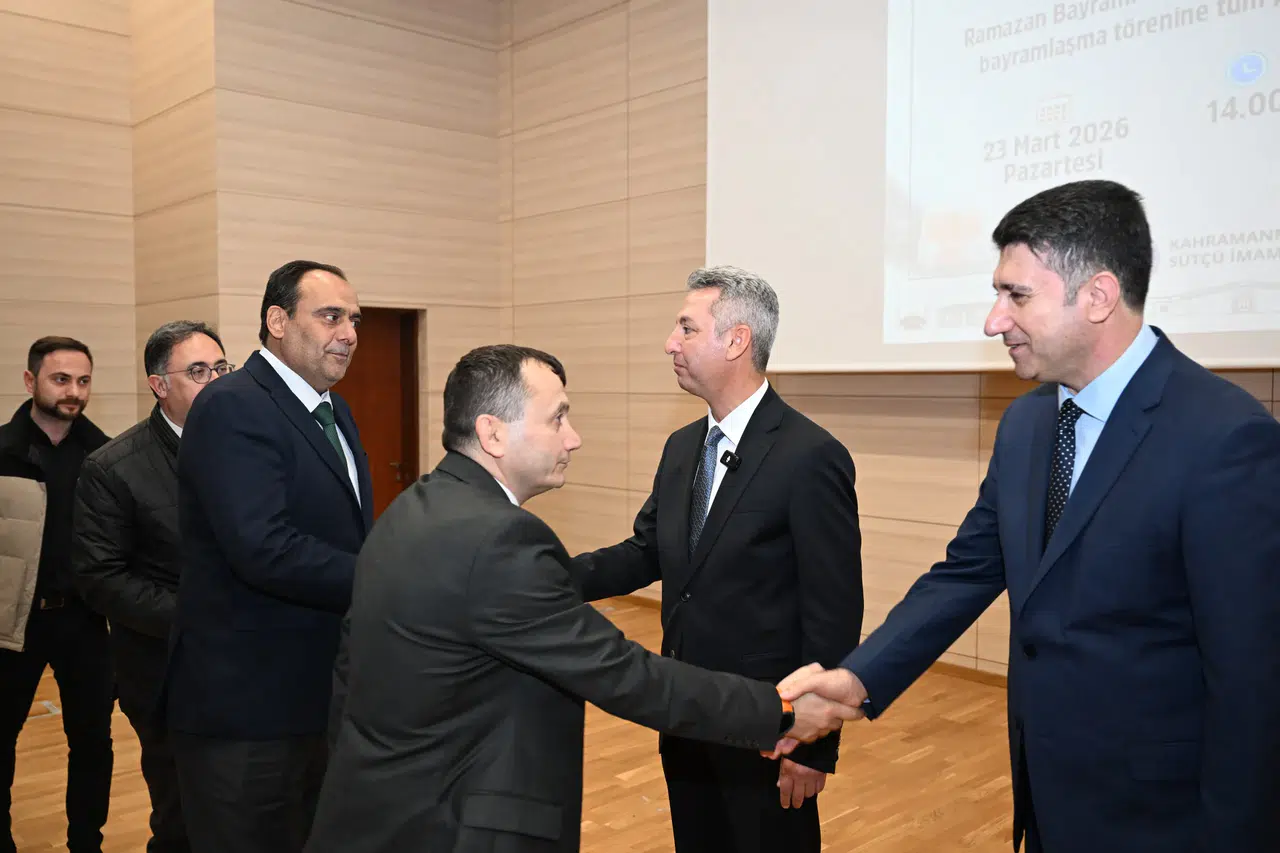 Kahramanmaraş KSÜ’de bayramlaşma töreni yapıldı!