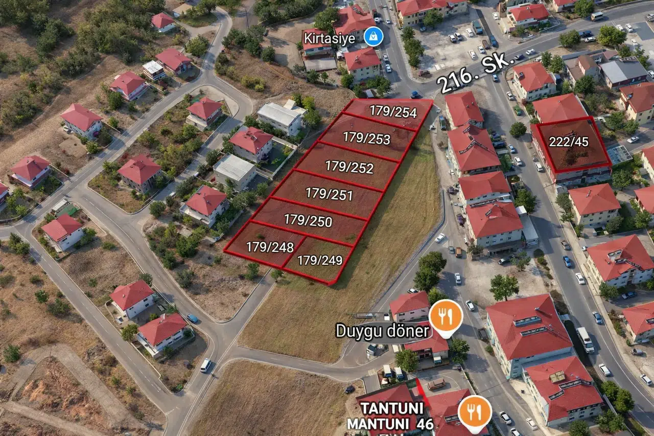 Andırın Belediyesi 8 taşınmazı açık ihale ile satışa sunuyor