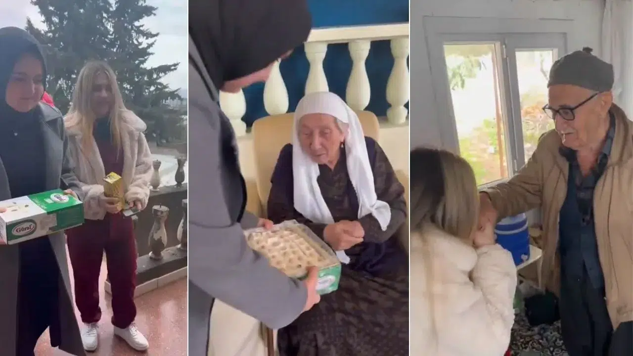 Öğrencilerden yaşlılara ziyaret, kuşaklar arası iletişim güçlendi