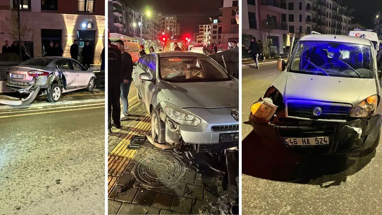 Feci Çarpışma Sonrası 5 Kişi Araçlardan Kurtarıldı