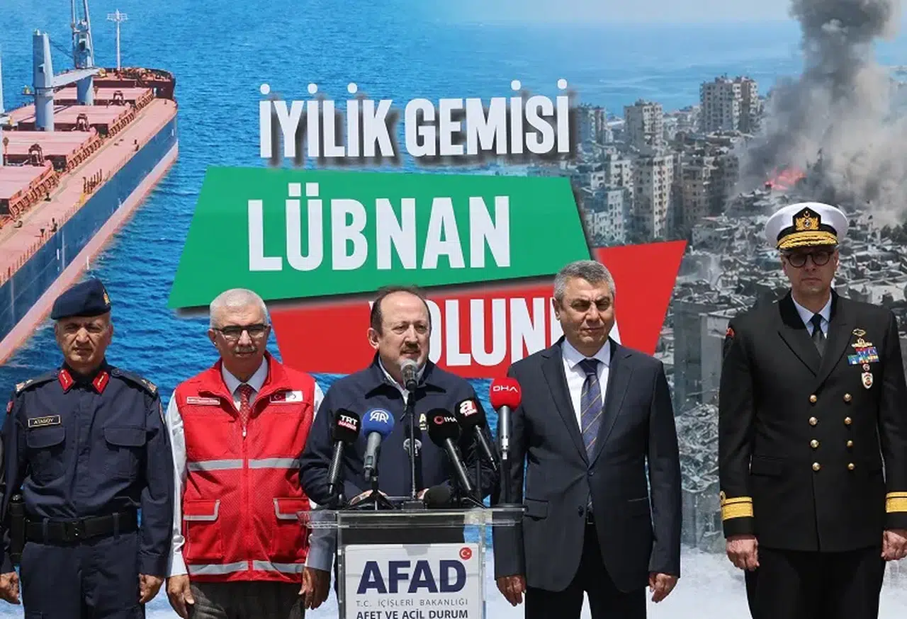 8. İyilik Gemisi Lübnan Yolunda: 730 Ton Yardım Yola Çıktı