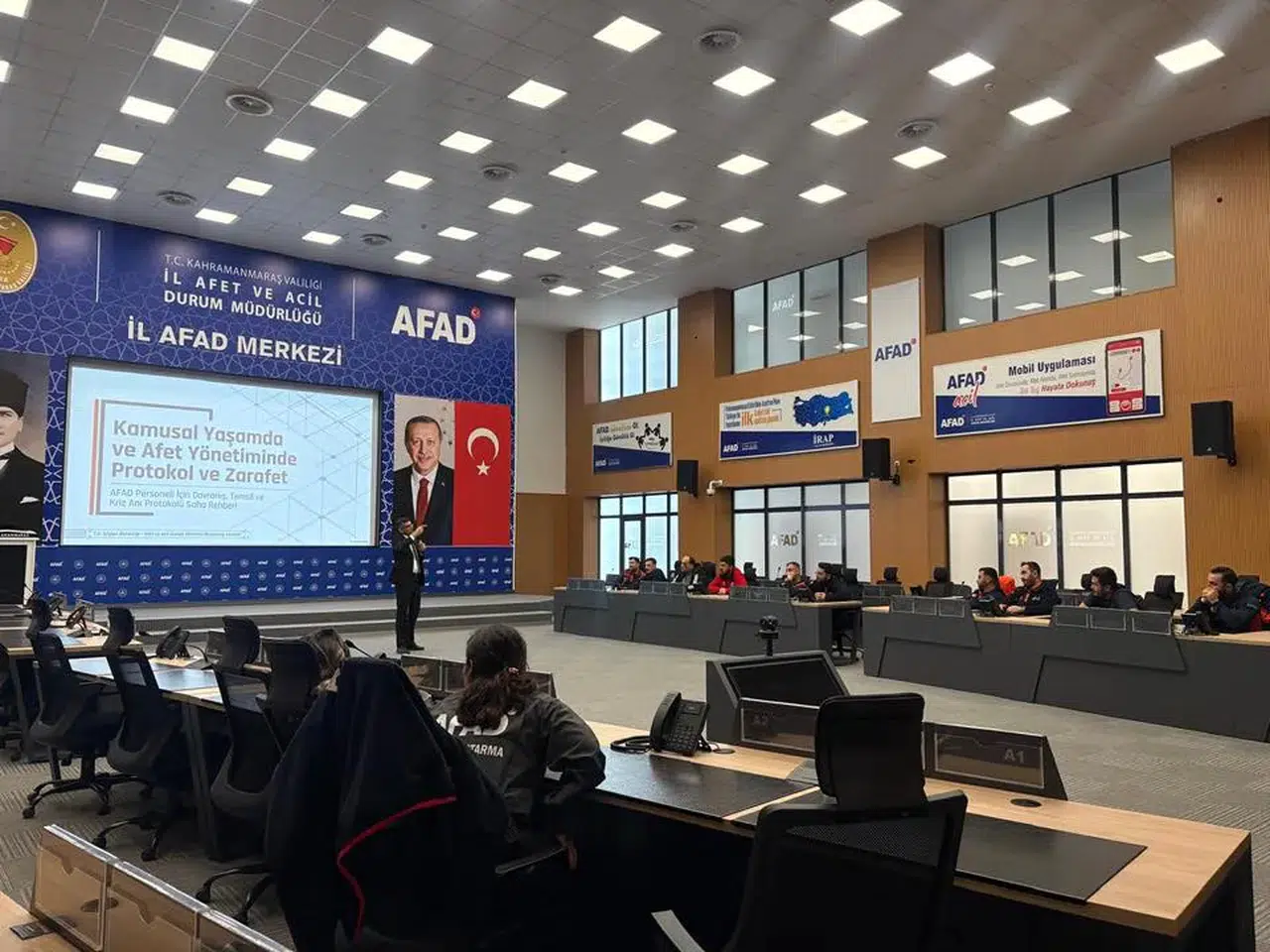 Kahramanmaraş AFAD Personeline Protokol Eğitimi Verildi