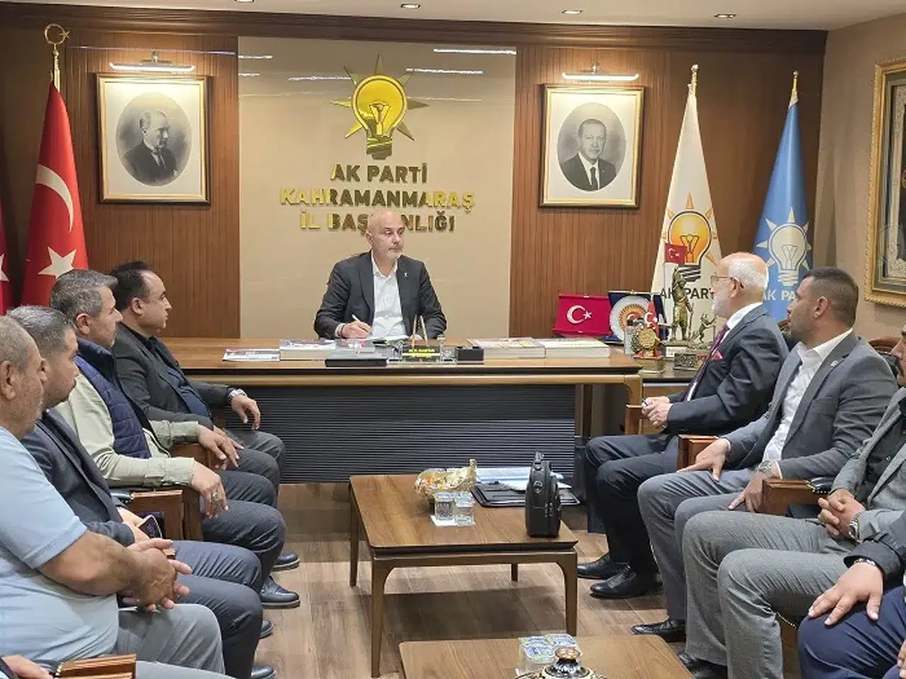 Başkan Gül Çağlayancerit Yolu İçin Muhtarlarla Buluştu