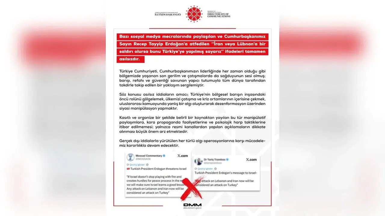 İletişim Başkanlığı’ndan Sosyal Medya İddialarına Net Yalanlama