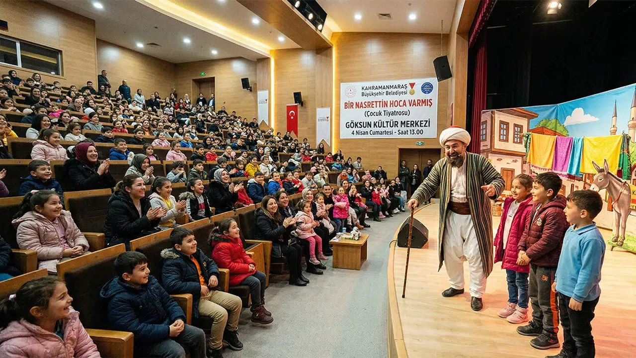 Göksun’da çocuklar tiyatroyla buluşuyor! Nasrettin Hoca sahneye çıkıyor