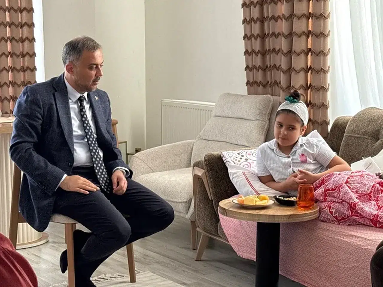 Başkan Toptaş’tan Taziye ve Geçmiş Olsun Ziyareti