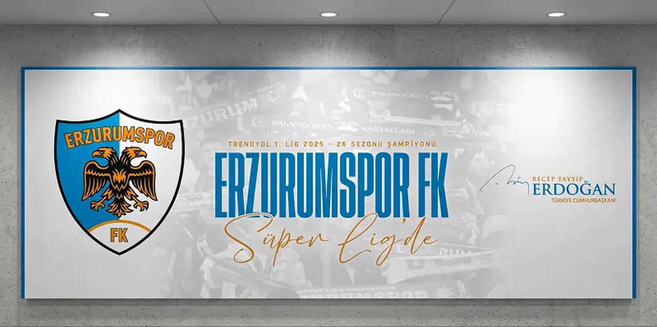 Erzurumspor Süper Lig’e Yükseldi Başarı Tescillendi
