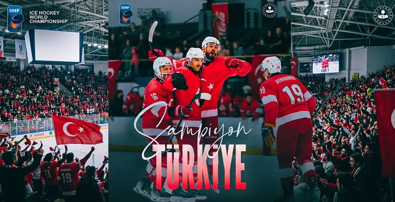 A Milli Buz Hokeyi Takımı Dünya Şampiyonu Oldu