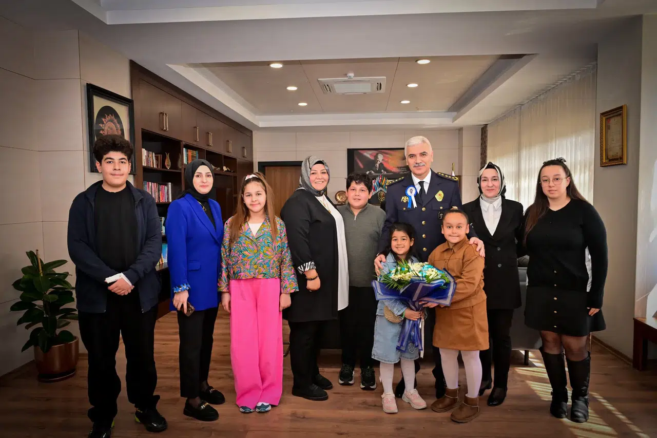 Şehit Ailelerinden Polis Haftasında Anlamlı Ziyaret