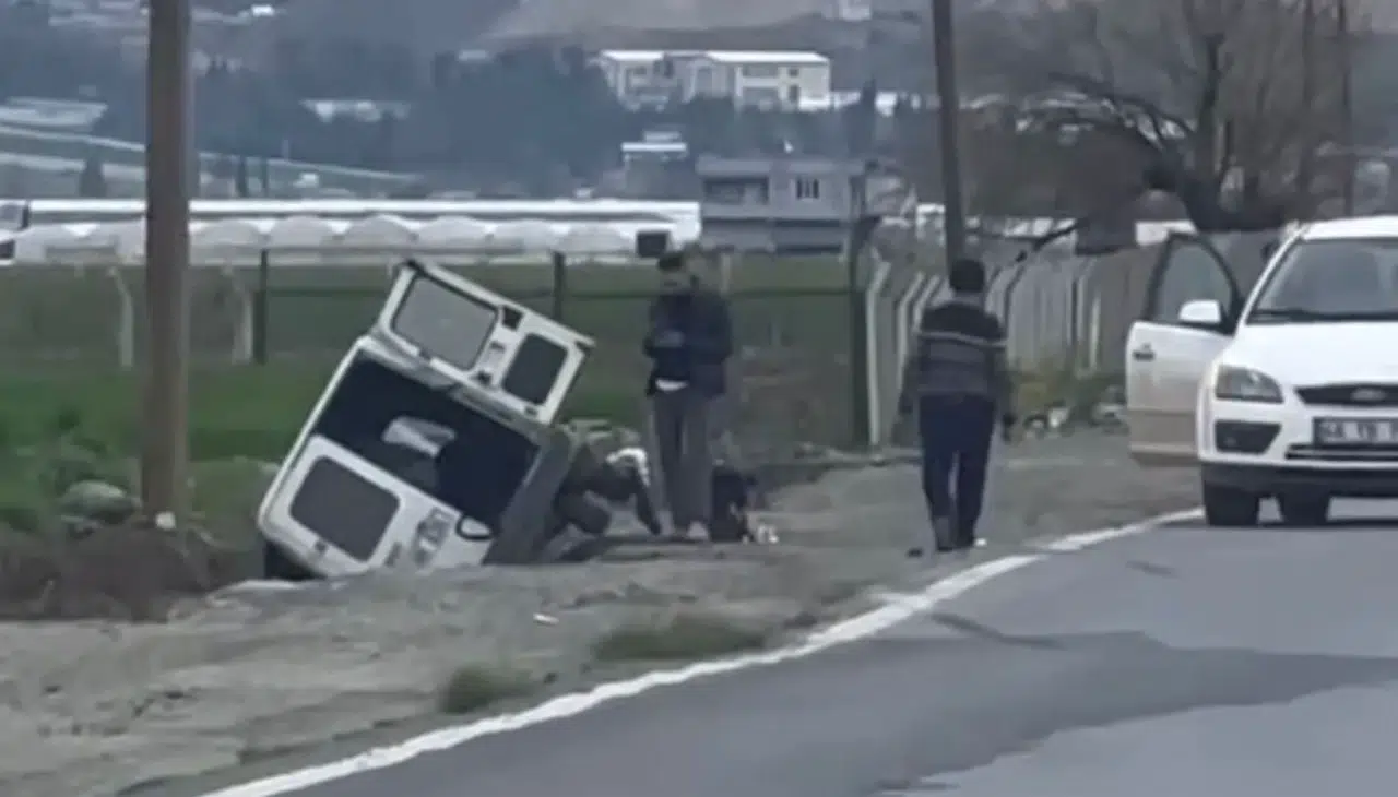 Kahramanmaraş’ta Direksiyon Hamlesi Kazaya Neden Oldu