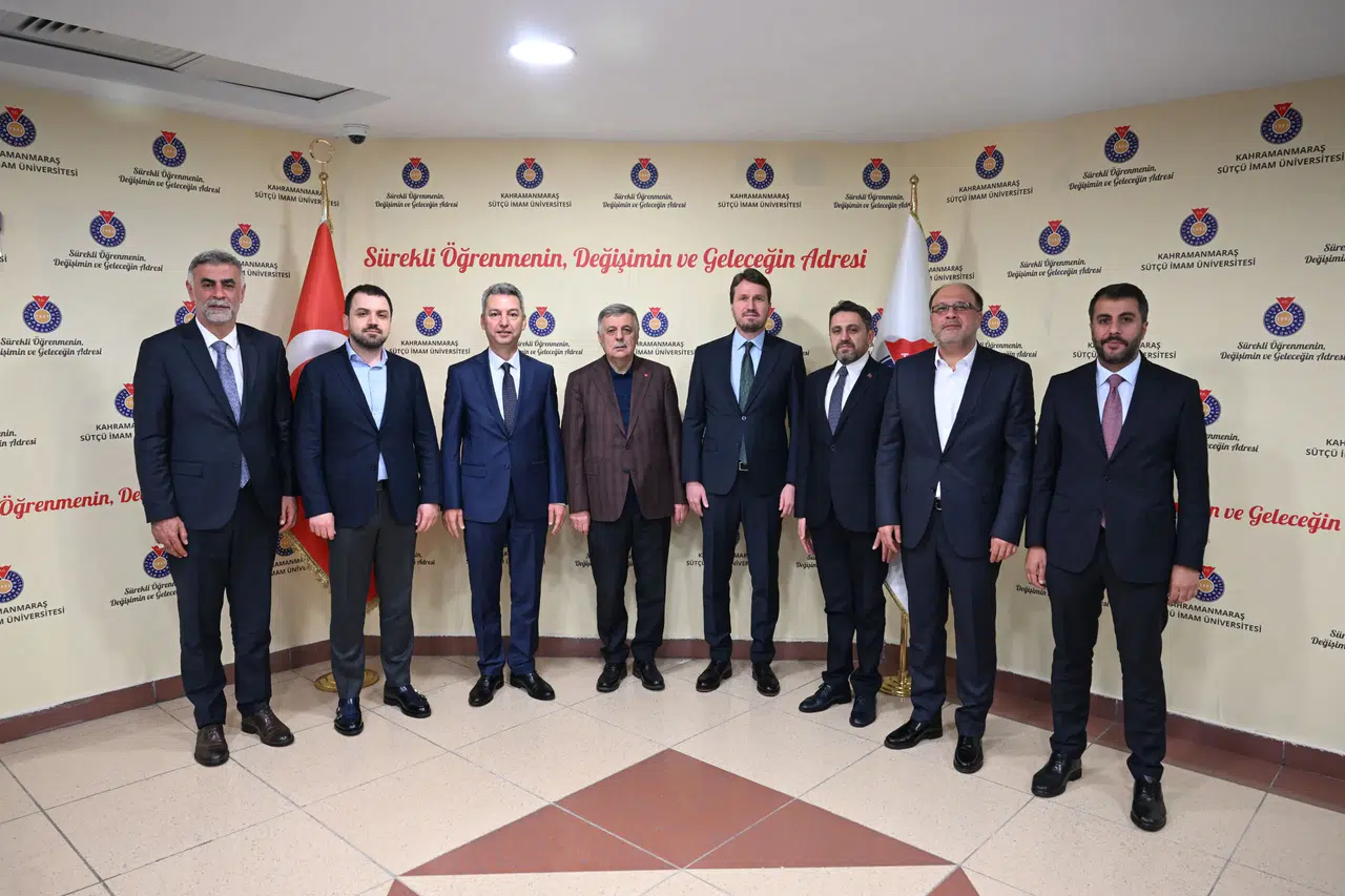 Pakdil KSÜ’de! Rektör Okumuş ile görüştü