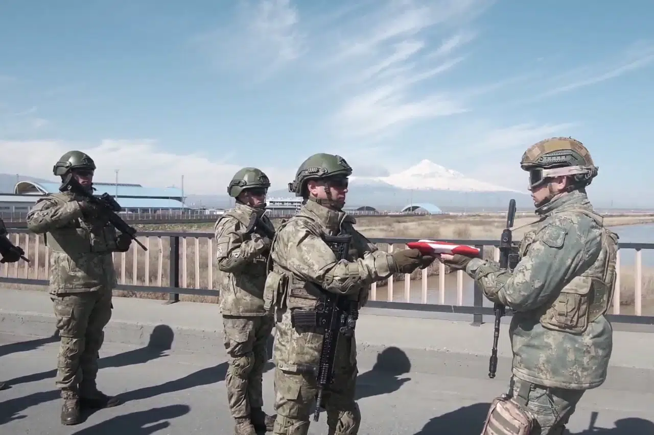 Nahçıvan Askeri Birlikleri Türkiye'de Tatbikat Gerçekleştiriyor