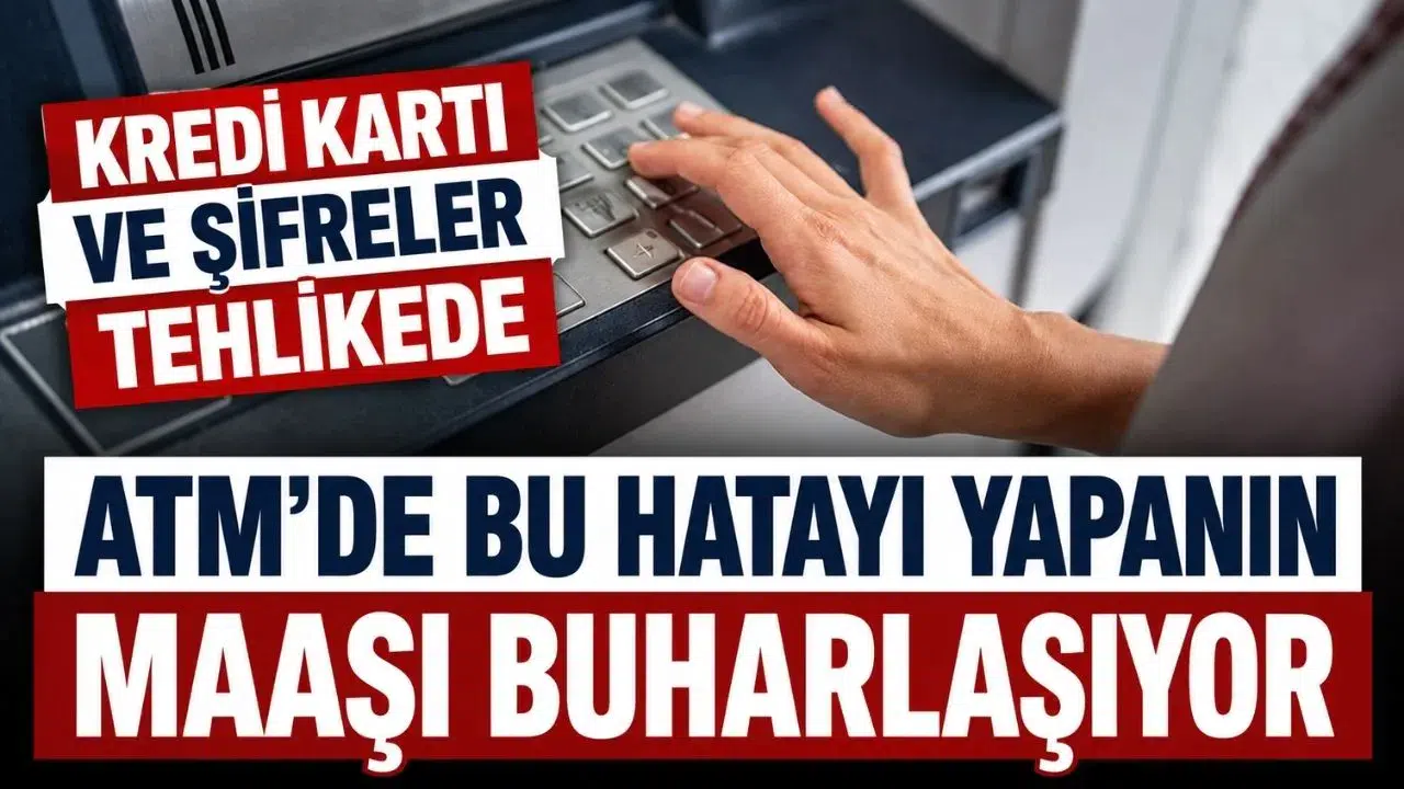 ATM’de yeni tuzak! Bir hareketle tüm maaşı çekiyorlar