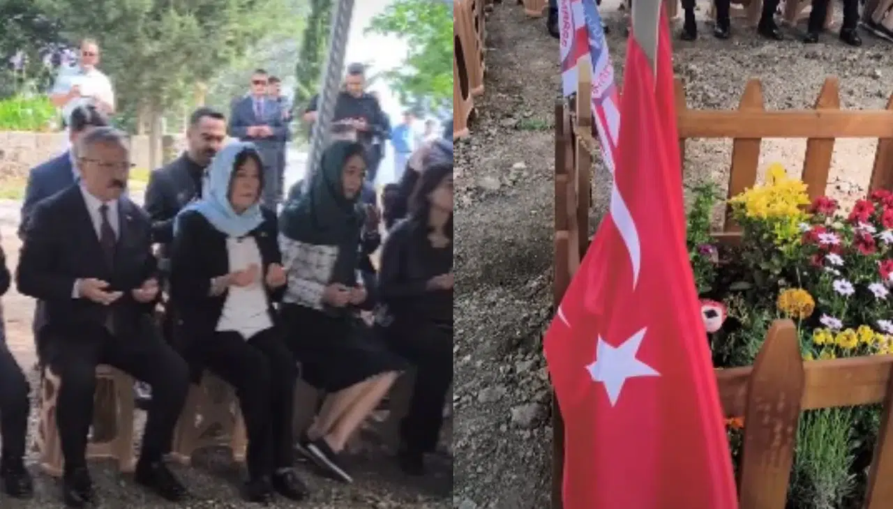 TBMM Heyeti Şehit Öğrencilerin Kabirlerini Ziyaret Etti