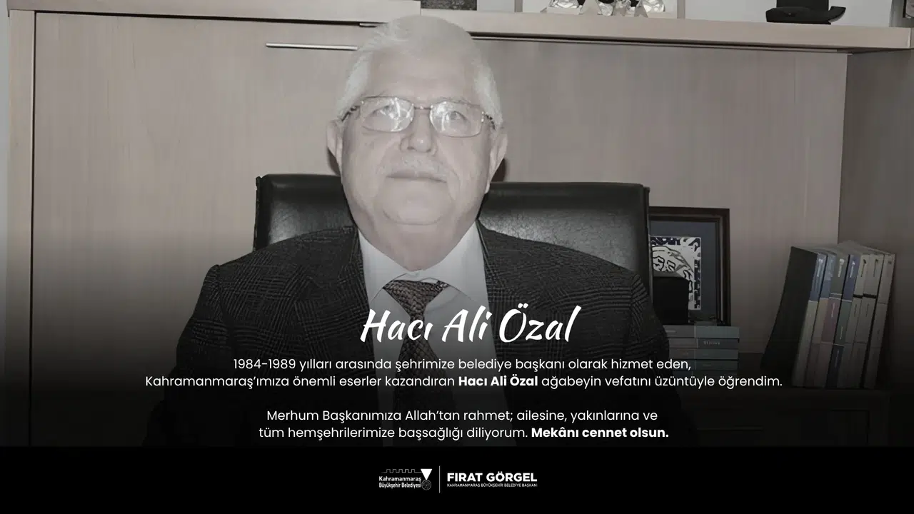 Başkan Görgel, Hacı Ali Özal İçin Başsağlığı Diledi