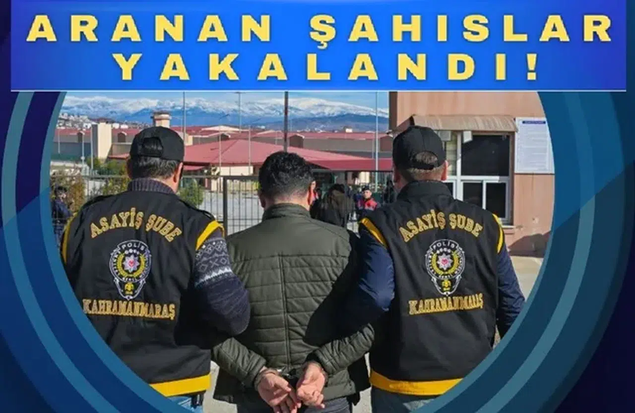 Kahramanmaraş’ta Aranan 2 Hükümlü Cezaevinde