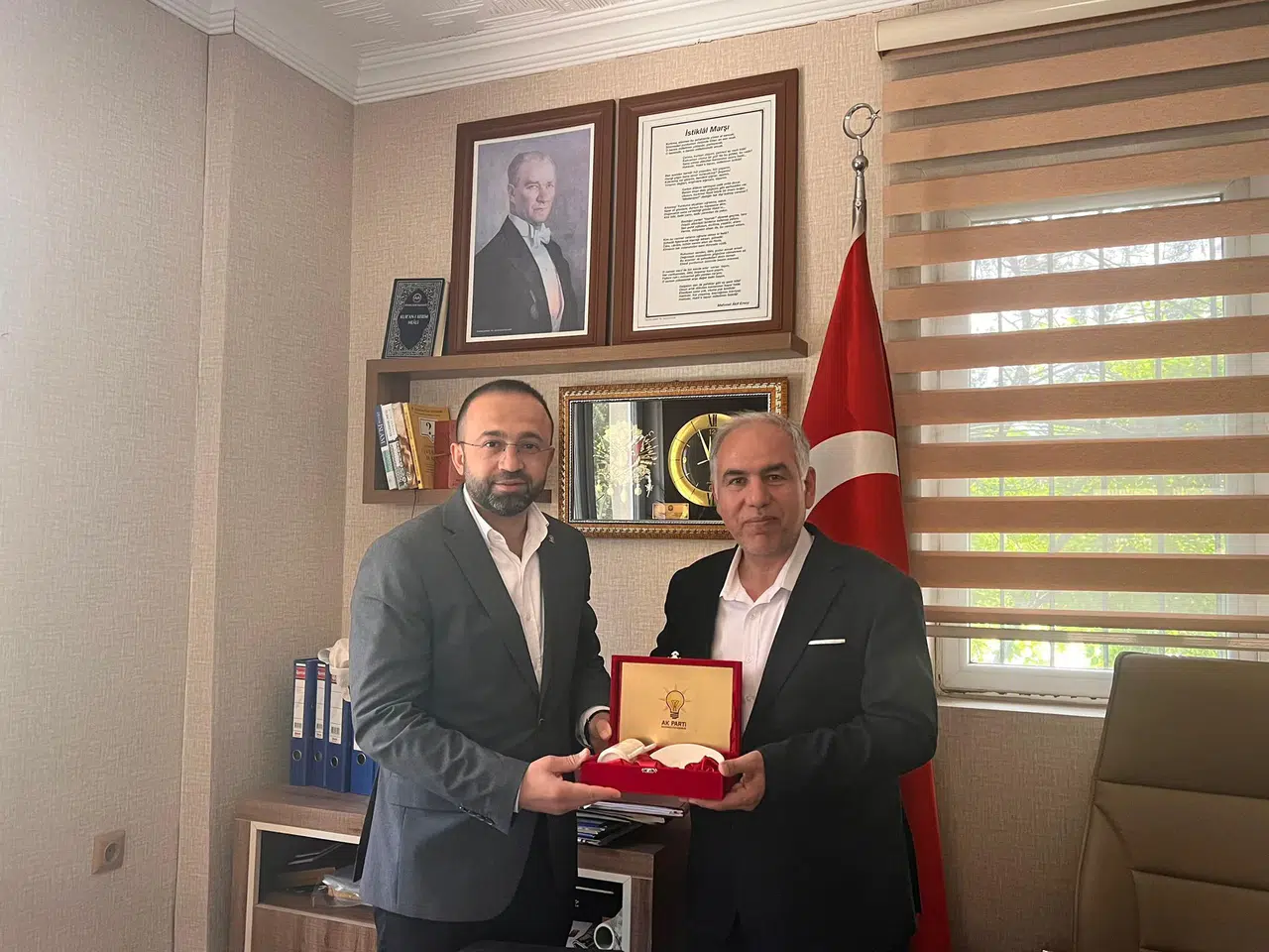 AK Parti Dulkadiroğlu Teşkilatından Marangozlar Odasına Ziyaret