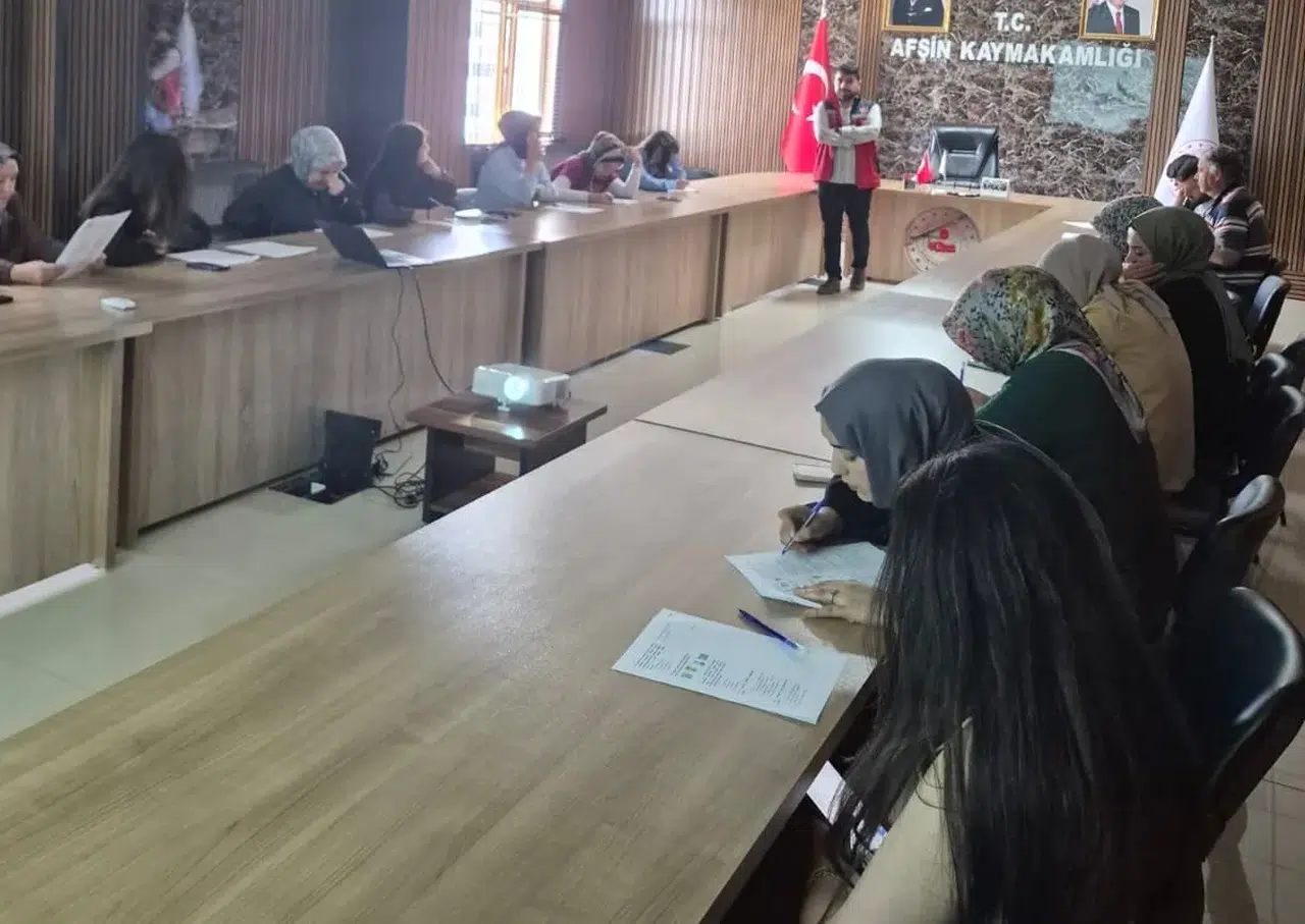 Afşin’de TYP Personeline Yönelik Kapsamlı Eğitim Verildi