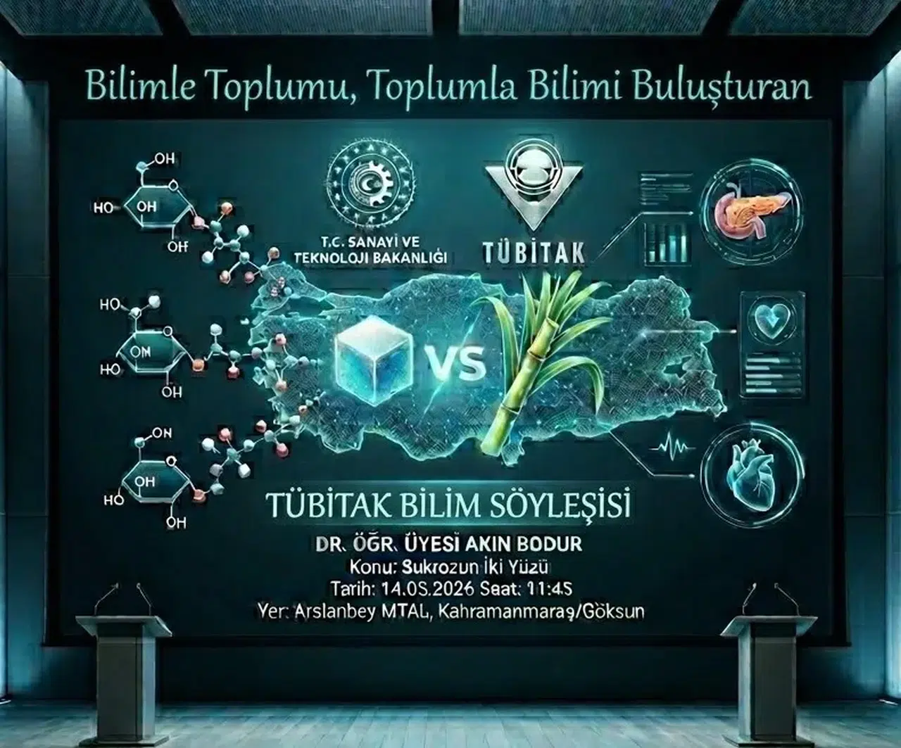 Göksun’da Bilim Rüzgarı: Sukrozun İki Yüzü Masaya Yatırılıyor