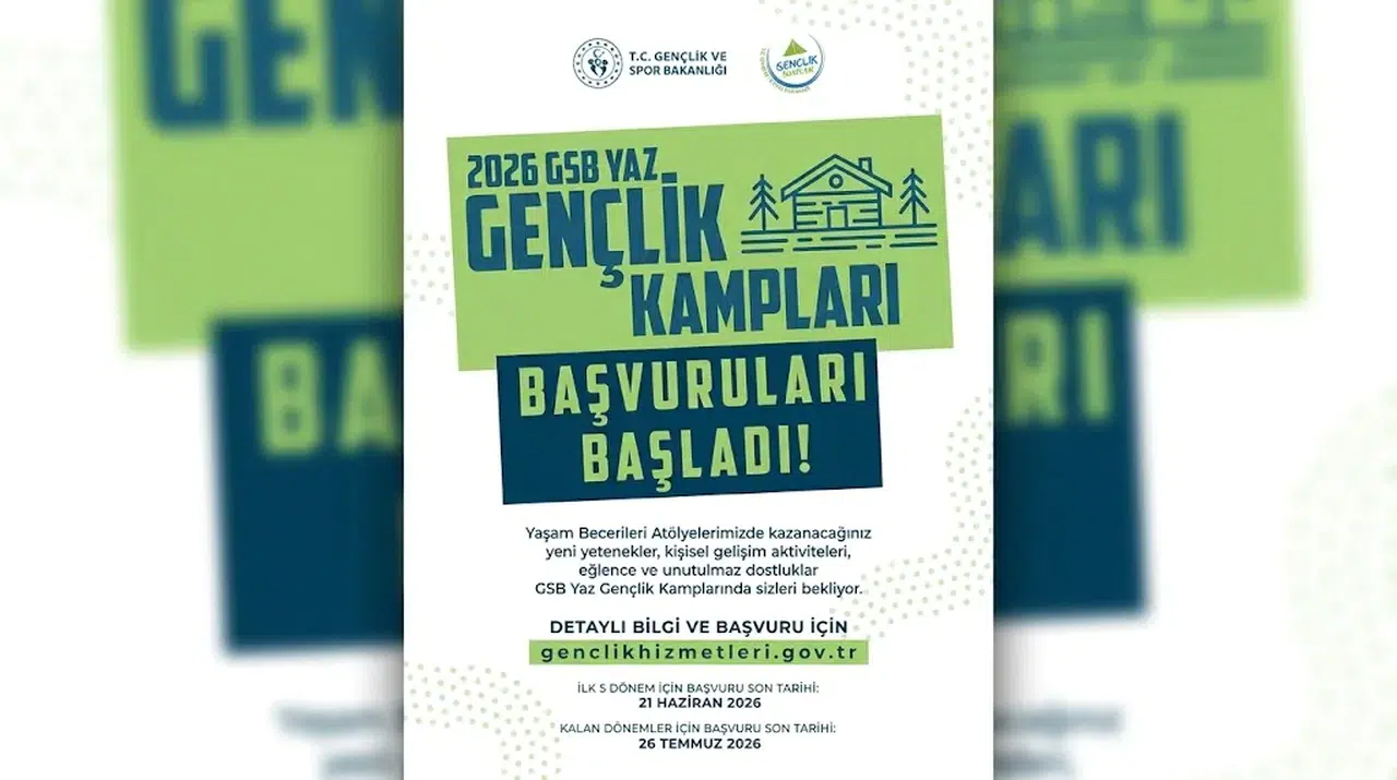 2026 GSB Gençlik Kampları Başvuruları Başladı